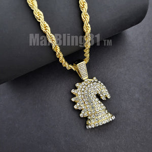 Jewelry For NBA For YoungBoy 4KT Pendant & 10mm 18 20 24 Iced Baguette  Chain Bling Necklace Style-2345908-5481