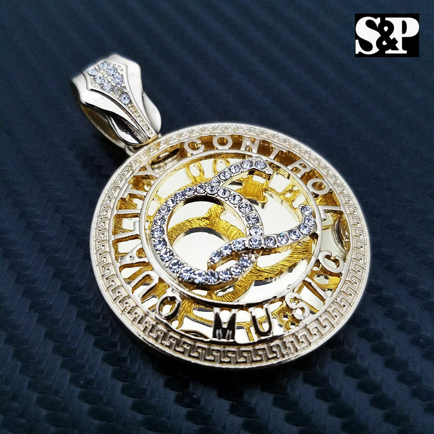 Hip Hop Migos Iced QC w/ Tennis Chain & CULTURE & YRN 3 Necklace Combo set